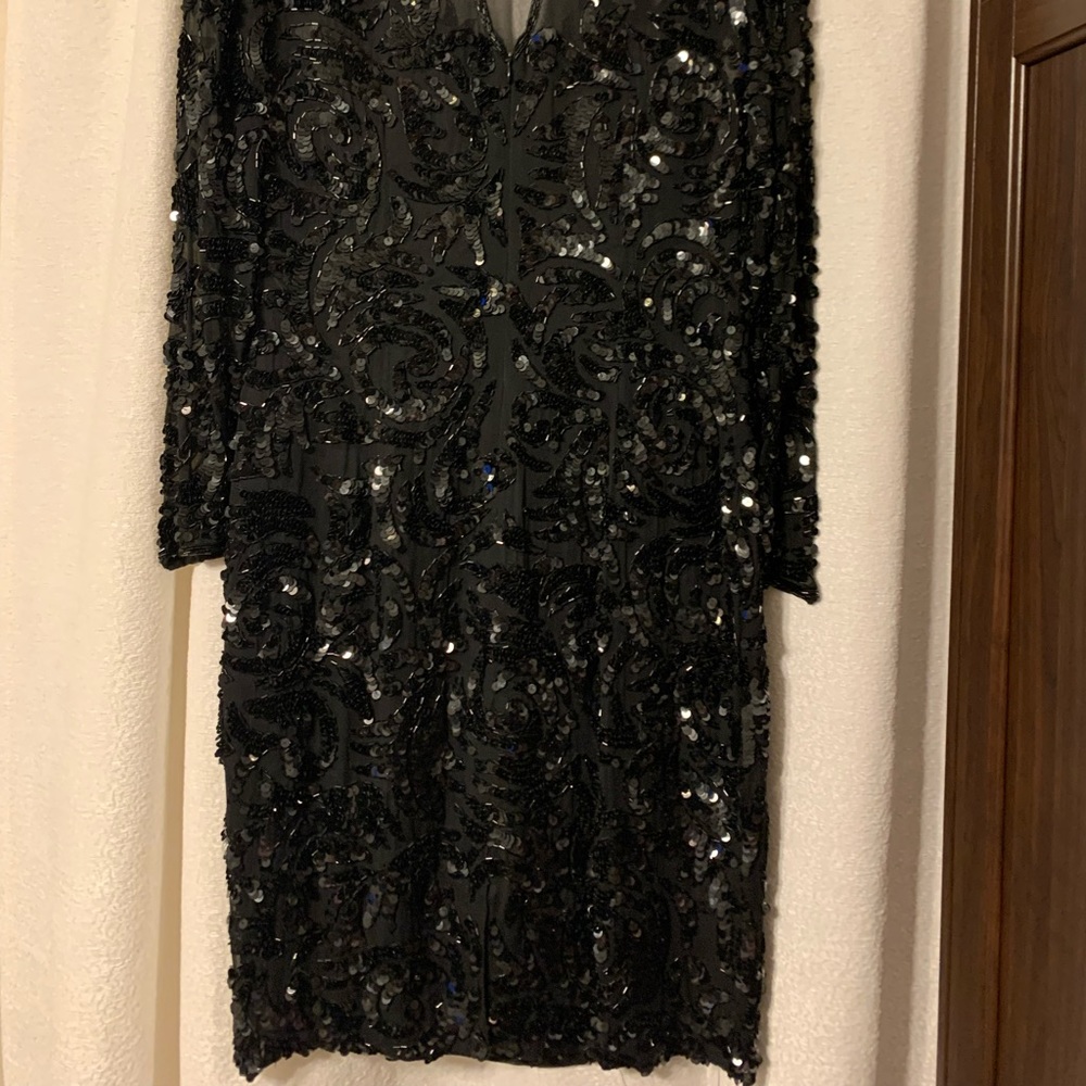 90s Beaded evening dress